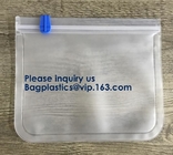 Seal Reusable PEVA Storage Bags ideal For Food Snacks, Lunch Sandwiches, Makeup,Customized Printing Peva Plastic Materia