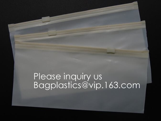 100% Compostable Material Slider Grip Bag PLA Biodegradable Corn Starch Compostable Slider Lock Bag For Food Storage