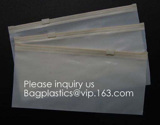 100% Compostable Material Slider Grip Bag PLA Biodegradable Corn Starch Compostable Slider Lock Bag For Food Storage