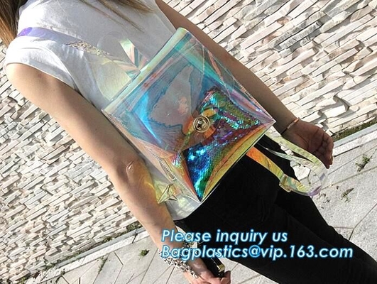 PVC TPU dry bag waterproof backpack for hiking,sports,outdoor, waterproof pvc clear backpack for kids, Multi-pockets Sch