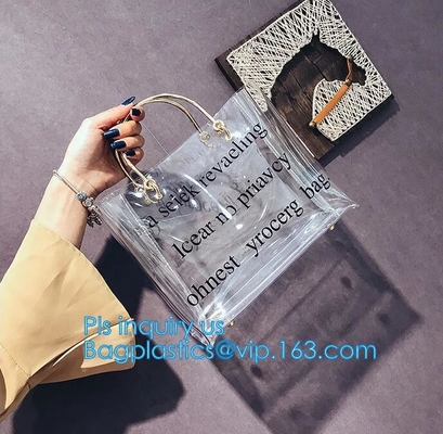 Cheap PVC Single Shoulder Bag for Girl, summer hot sale shoulder PU PVC transparent bag, coating shopping bag tote bag s