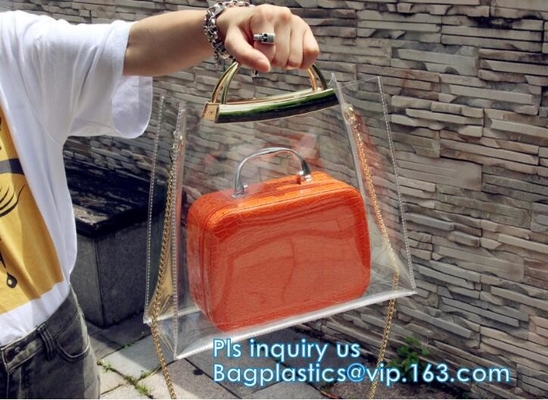 ladies fashion pvc handbag, PVC Women Bags Tote Beach Handbags, PVC Women Handbag Tote Bag, Women Handbag, PVC Beach Bag
