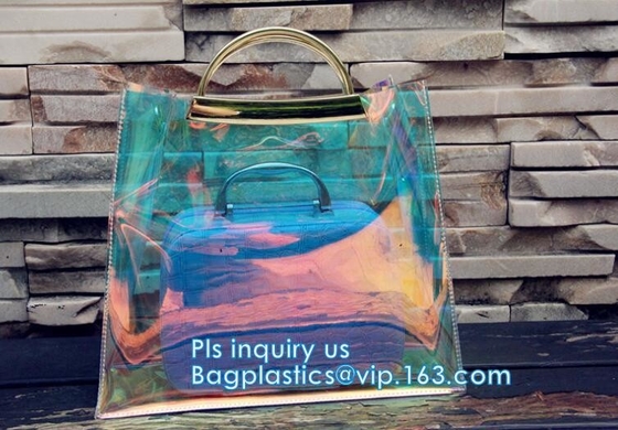 ladies fashion pvc handbag, PVC Women Bags Tote Beach Handbags, PVC Women Handbag Tote Bag, Women Handbag, PVC Beach Bag