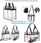 clear pvc bag large capacity, custom logo clear pvc bag, blanket bag with handle ,pvc handle bag pvc christmas gift bag
