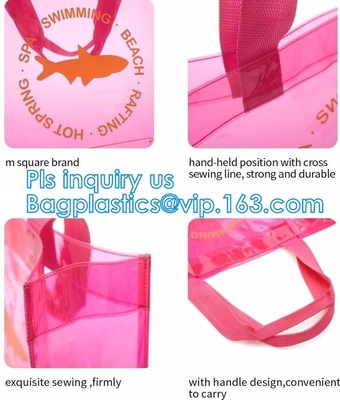 hot sale lady bag,lady pvc shopping bag, PVC Beach Shopping Tote Bags, PVC shopping bag for clothes and shoes, shopper