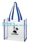 handle bag&amp;luxury shopping paper bag, pvc simple convenient hoop handle clear zipper cosmetic bag, shoes bag rope handle