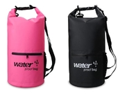 Custom Logo Low MOQ 500D PVC Tarpaulin 40L Outdoor Camping Hiking Climbing Bag Fully Waterproof Dry , Portable foldable
