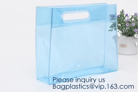 Custom Clear Transparent Holographic PVC Shopping Bag Holographic Tote Bag Pvc Handbag Transparent Tote Shopping Bags