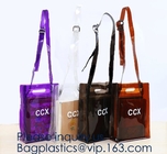 Custom Logo Home Textile Clear Vinyl PVC Plastic Quilt Blanket Zipper Bag With Handles,promotional pvc shopping bag
