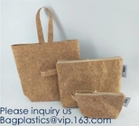 Cork Wood Pencil Case Bag School Pencil Holder Bag,Makeup Organizer Toiletry Bag Natural Travel Cork Cosmetic Bag, bagea