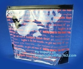 Slider zipper Clear pvc bag for package Vinyl transparent pvc bag cosmetic packing, PVC Bag with Plastic Zipper and Slid
