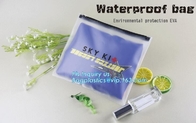 Zipper Sealed Slider Gusset Cosmetic Bag Makeup Case Plastic Waterproof Bag, cosmetic vinyl bag clear vinyl slider zippe