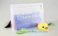 slider k PVC cosmetic bag promotional custom printed plastic bag, eva zipper pouch eva slider bag, slider zipper