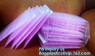 PE zipper bubble k bag with custom printed logo, Bubble Bag With Slider, Padded Pink Ziper Lock PE Bag, slider zip