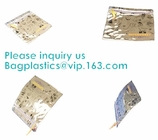 Vinyl transparent pvc bag cosmetic packing, bottom gusset slider k printed pvc zipper bags, clothing packaging bag