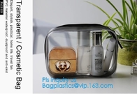 Personalized foldable clutch bag for women geometric pattern pvc makeup cosmetic bag, Makeup Cosmetic Organizer Travel B