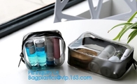 Personalized foldable clutch bag for women geometric pattern pvc makeup cosmetic bag, Makeup Cosmetic Organizer Travel B