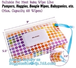 Promotion reusable k travel plastic EVA baby tissue wet wipes bag with lid, Eco-friendly plastic colorful wet tiss