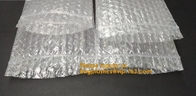 wholesale metallic glossy holographic cosmetic packing k bubble pouch slider zipper bubble bag bagease bagplastics