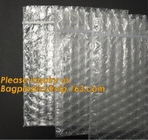 wholesale metallic glossy holographic cosmetic packing k bubble pouch slider zipper bubble bag bagease bagplastics