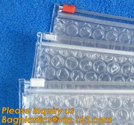 Cosmetic Slider k Bubble Bags Bubble Slide Pouch,k esd bubble bag bubble packaging wrap cosmetic pouch slide