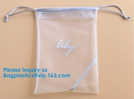 Custom Cosmetic Drawstring EVA Pouch Reusable Bag Cosmetic Pouch Recycled Makeup White EVE Flute Pouches