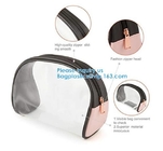 Biodegradable Plastic Zipper Case Zip Lock Frosted Plastic Slider PVC Zipper Packing Bag For Underwear Clothing Cosmetic