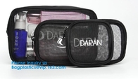 Portable Hanging Waterproof Beauty Makeup Bag Multi Function Travel Mesh Cosmetic Bag, Makeup Bags