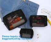 Women's cosmetics Travel cosmetic bag,Nylon Mesh Cosmetic Makeup Bag,Promotional Bags, PVC/PE/EVA/PU/TPU