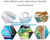 Shiny Silver Pvc Holographic Makeup Cosmetic Bags Toiletry Storage Wash Bags Organizer Pouch Beauty Makeup Case Accessor
