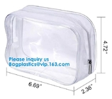 Cosmetic/ Makeup/ Toiletry Beach Zipper Maxfirm JJ.CIMI Cosmetic/ Makeup/ Toiletry Clear PVC Travel Wash Bag with handle