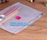A4 Clear Pvc Zipper File Bag A5 Clear Pvc Document Bag With Red Zipper B5 Pvc Envelope Bag With Card Pouch