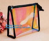 Travel Transparent Exquisite Zippered Handbag PVC Waterproof Toiletry Case Clear PVC Bag Travel Toiletry Bag