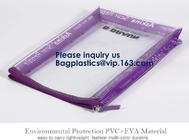 Pvc Makeup Cosmetic Bag Resealable PVC Slider Zip Poly CPE Material, makeup mini clear PVC cosmetic bag