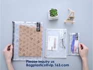 Promotional Custom Printed Pvc Vinyl Transparent Stationery k Bags,Crossbody Stationery Set Zipper Pvc Bag Bagease