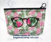 Cartoon Printing Clear Pvc Slider k Garment Cosmetic Shopping Bag,Eco Friendly Customized Slider k Pvc Bag