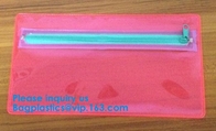 Recyclable Colorful Zipper Slider Bubble Bag Cosmetic Bag,ZipTop Reclosable Pink Cosmetic Bubble Pouch