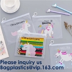 Transparent Clear Slider Zipper Bag k Bag For Stationery,Matte Slider Zipper Top Soft Touch PE Polybags Bag