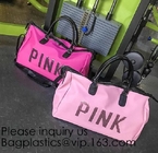 Pink Color Nylon Waterproof Handbag  Large Capacity  Carry-on Bag Durable Multifunction Bag Portable Women Bag