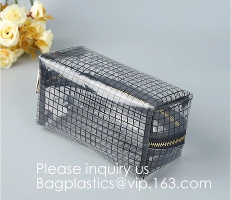 Promotion Travel PVC Cosmetic Pouch,PVC Makeup Bag Pouches Tote Clear Transparent Cosmetic Travel Bag For Sale