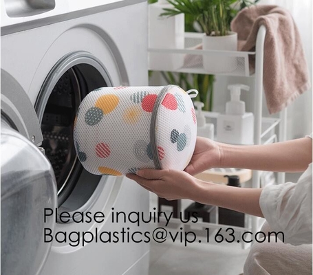 Mesh Laundry Bag Durable and Reusable Wash Bag Travel Organization Bag for Clothes, Jeans, Bath Towels, bagease, bagpack