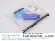 Environmental EVA Cosmetic Pouch, Customized Frosted EVA Zipper Bag with Zip Top,Waterproof Phone Bag Bikini Bag Wine Ba