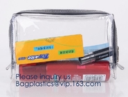 Promotional EVA cosmetic pouch bag with a rubber handle,eco friendly transparent BSCI women EVA cosmetic bag, bagease