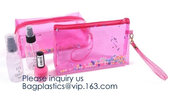 Women Ladies Travel Cosmetic Makeup Bag Clear EVA Cosmetic Bag,zip lock luxury eva cosmetic bag,Toiletry Bag For Travel