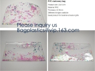 Wholesale high quality transparent eva cosmetic bag for swimwear/ large capacity storage bag for toiletries, BAGEASE