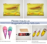 Fashion Travelling Heat-Sealed Clear EVA Cosmetic Bag With Yellow Snap Button And Rubber Handle Pouch By L'Oreal, Sedex