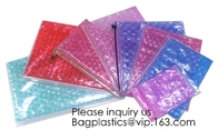 Best Seller Waterproof Cosmetic k Bubble Bag/Custom Printing PVC Bubble Mailer With Zipper, bagease, bagplastics