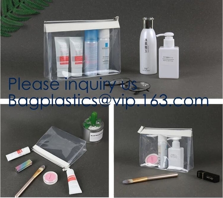Swimwear Bikini Bag PVC Zipper cosmetic Pouch,fashionable beautiful EVA plastic bag for custom,bagease, bagplastics, pac