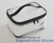 Cosmetic Bags,Portable Waterproof Travel Makeup Organizer Bags,Mesh Transparent Design Toiletry Bag for Women,Rectangle