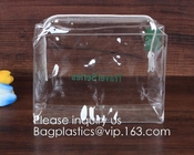 Transparent Plastic Cosmetic Organizer Bag Pouch With Zipper Closure,Travel Toiletry Makeup Bag shampoo, cosmetics, lips